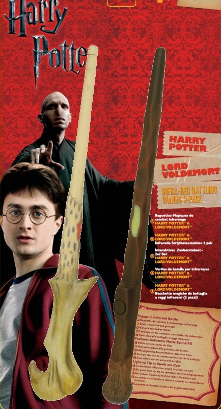 Interaktivní hůlka Harry Potter a Voldemort - dvojbalení