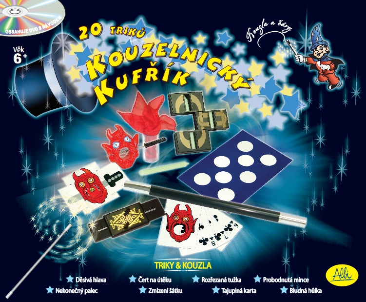 Kouzla a čáry Kouzelnický kufřík - 20 kouzel