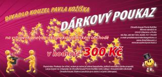 Dárkový poukaz v hodnotě 300 Kč