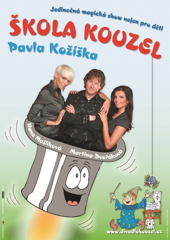 Plakát Škola kouzel Pavla Kožíška - rozměr A4