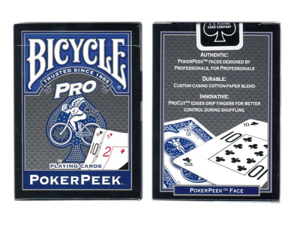 Karty Bicycle s dvojitými indexy - modrý reverz