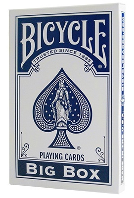 XXL Karty Bicycle Big Box Jumbo modré