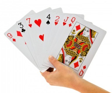 Hrací karty velké - poker