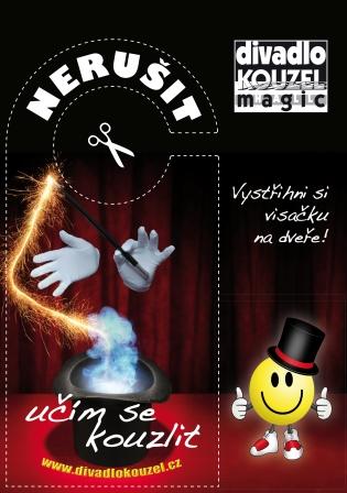 Kouzelnická visačka na dveře