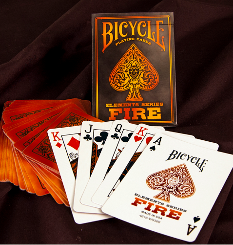 Karty Bicycle Oheň - Fire